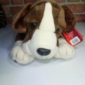 NWT Vintage Keel Toys Bonzo Boxer Dog 🐶 2007 Limited Plush Stuffie Brown White